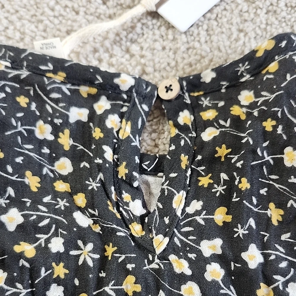 NWT Jessica Simpson Baby Girl Floral Top & Ribbed Pants Set 2T